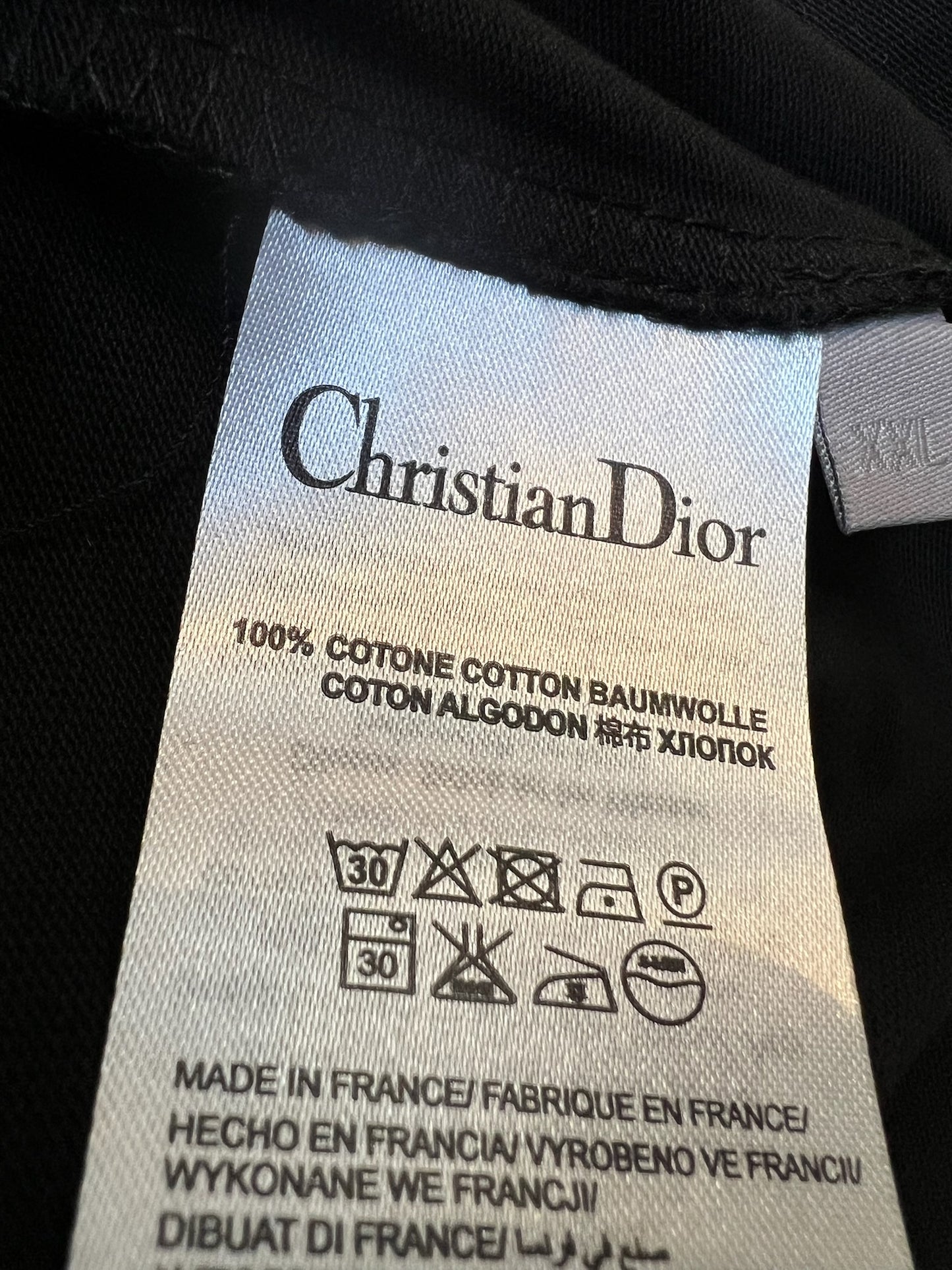 Christian Dior Couture T-shirt Zwart