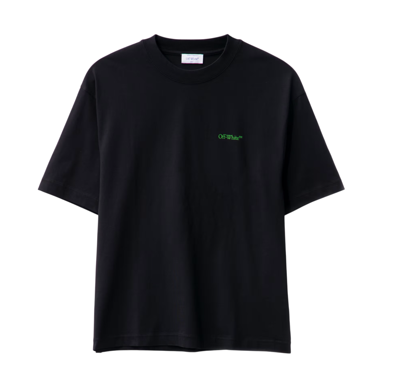 OFF WHITE Moon Cam T-shirt Zwart