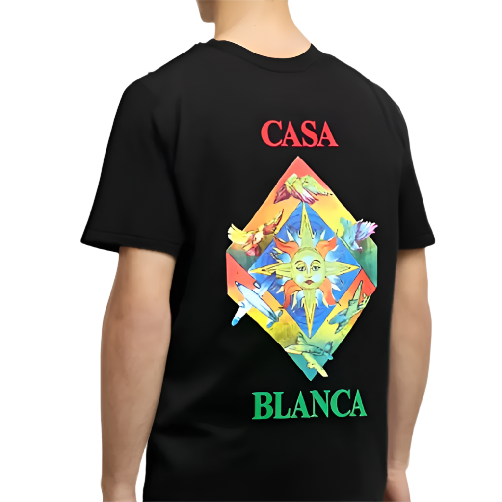 CASABLANCA Les elements T-shirt Zwart
