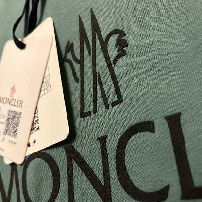 MONCLER Rubberen Print en logo T-shirt