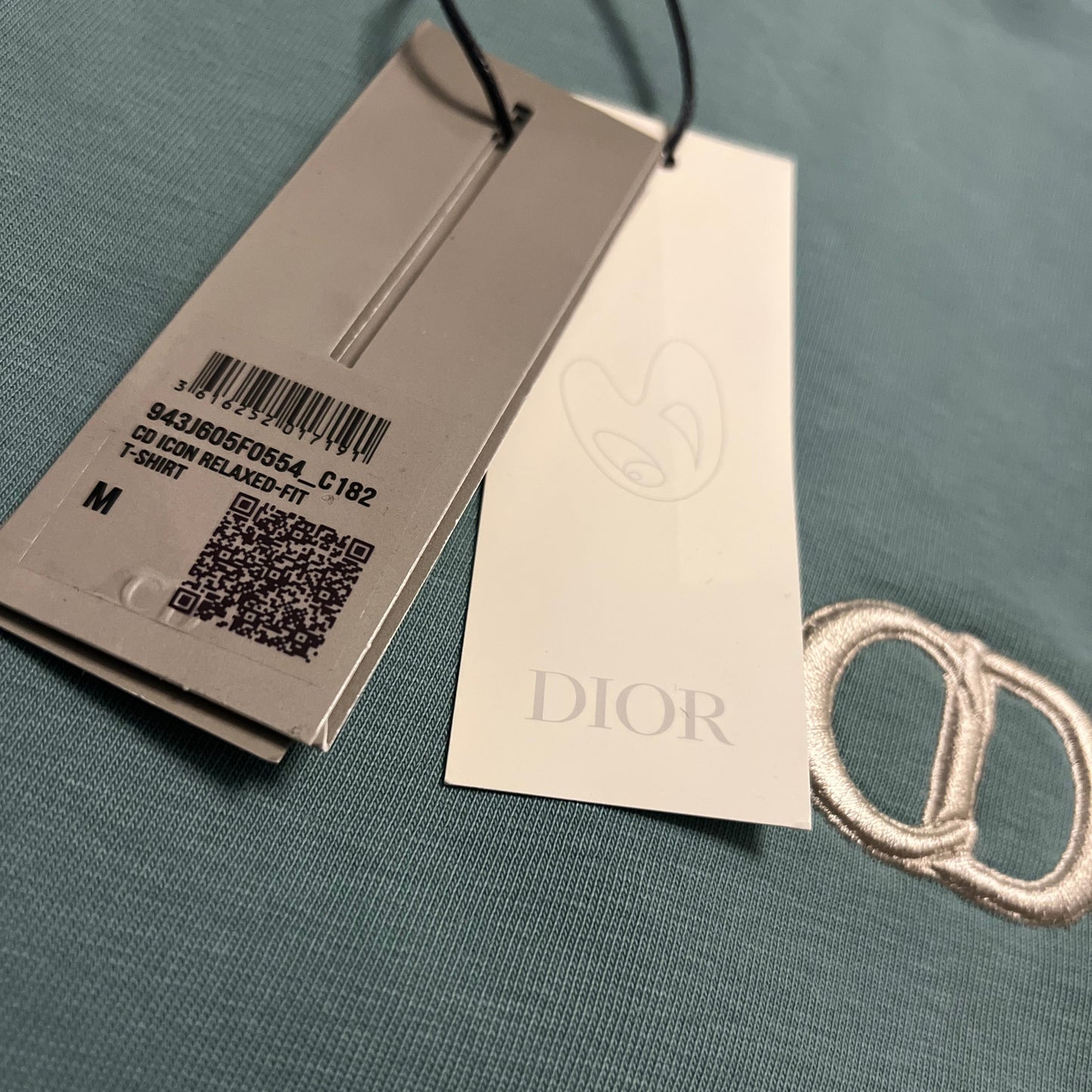 DIOR CD Icon Relaxed Fit T-Shirt Groen