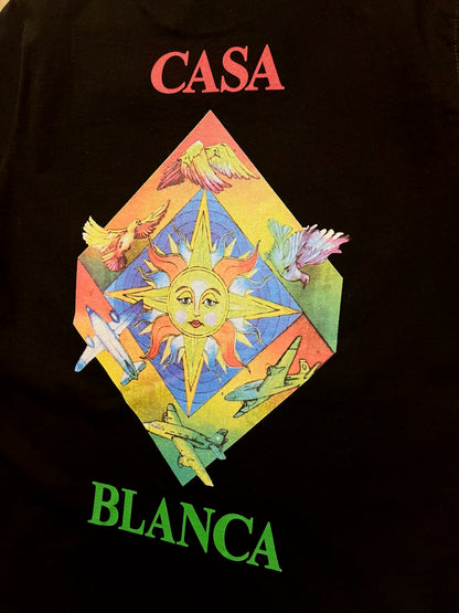 CASABLANCA Les elements T-shirt Zwart