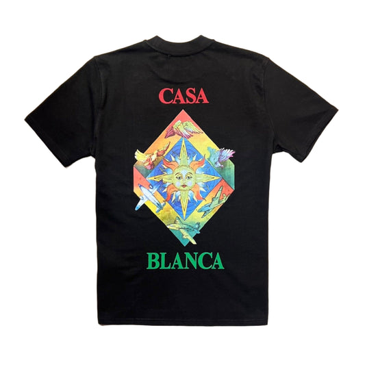 CASABLANCA Les elements T-shirt Zwart
