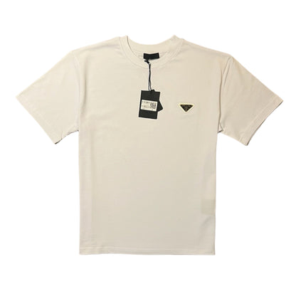 PRADA Embleem T-shirt Wit