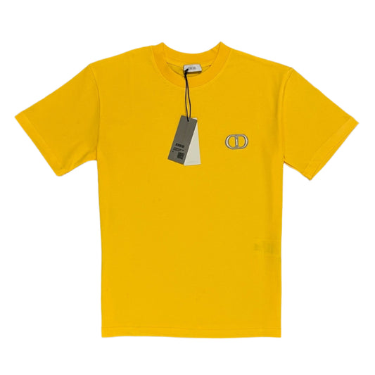 DIOR CD Icon Relaxed Fit T-Shirt Geel