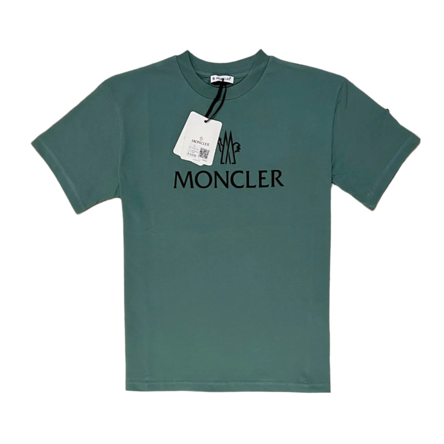 MONCLER Rubberen Print en logo T-shirt
