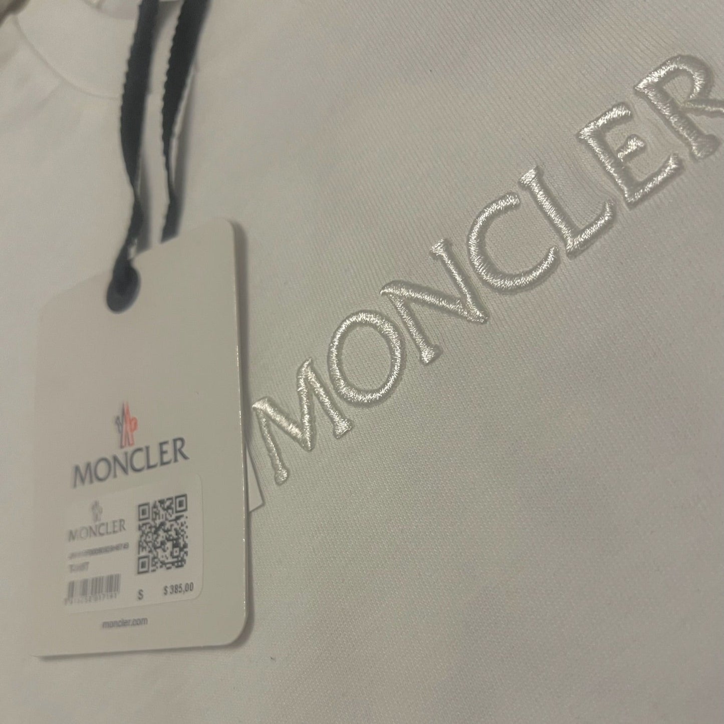 MONCLER Back Print T-Shirt Wit