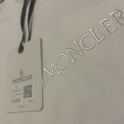 MONCLER Back Print T-Shirt Wit
