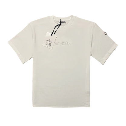 MONCLER Back Print T-Shirt Wit