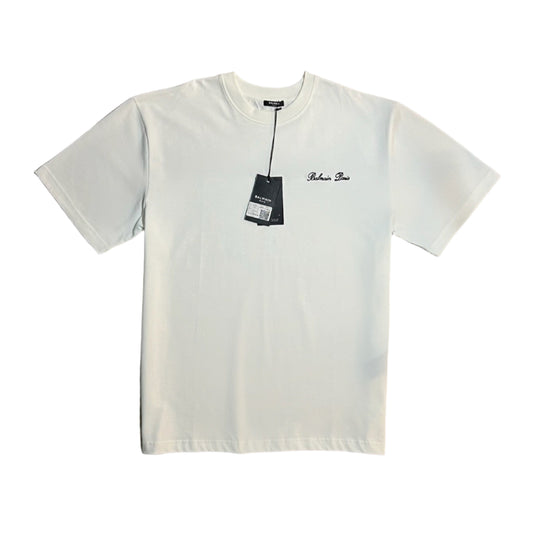 Balmain Geborduurd T-shirt Wit