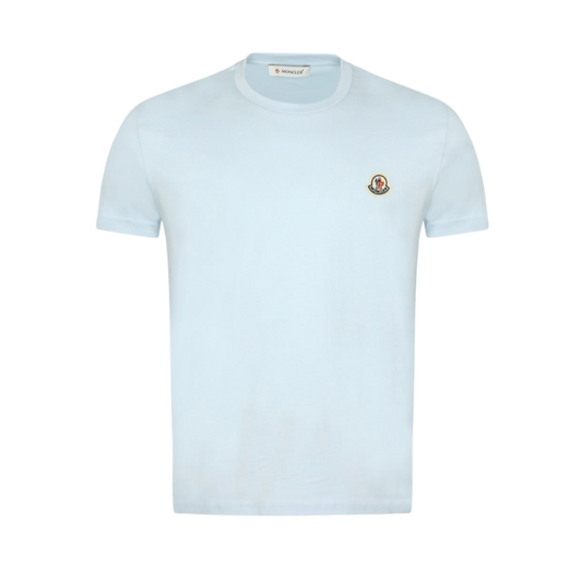 MONCLER Classic T-shirt BabyBlauw