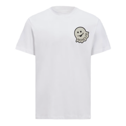 Moncler Cartoon logo t-shirt wit