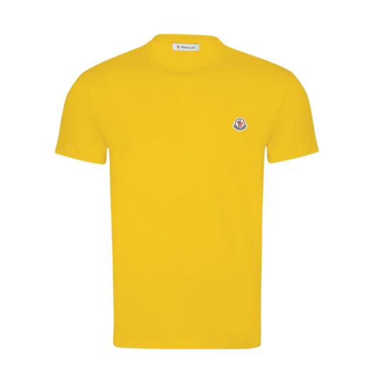 MONCLER Classic T-shirt Geel