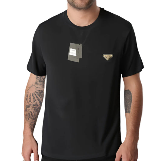 PRADA Embleem T-shirt Zwart