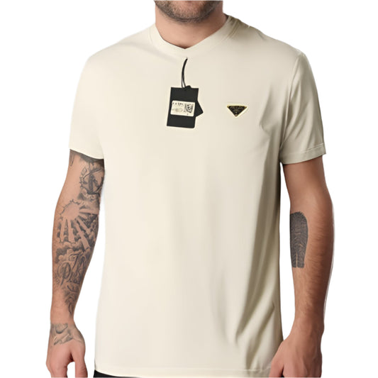 PRADA Embleem T-shirt Wit