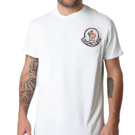 Moncler Pixed Logo t-shirt wit