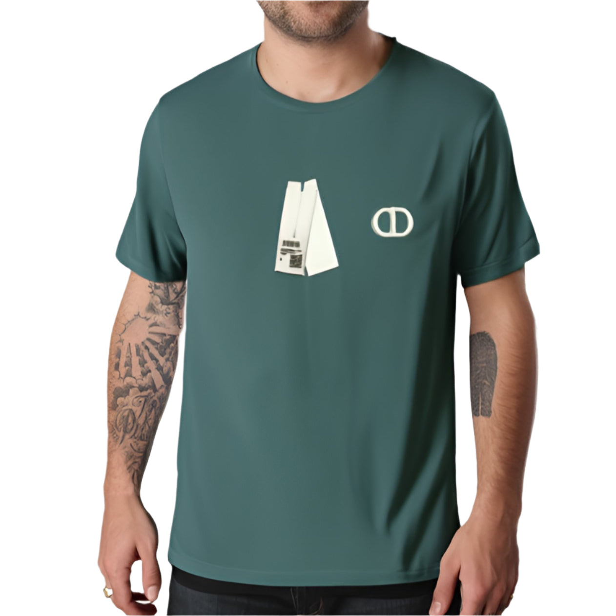DIOR CD Icon Relaxed Fit T-Shirt Groen